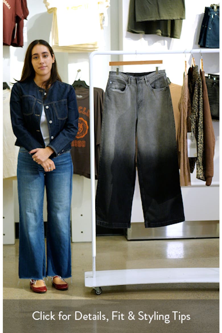 Gradient Dyed Wide Leg Jeans video