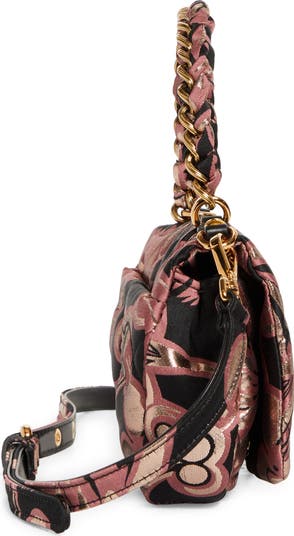 Etro Mini Bond Metallic Floral Quilted Crossbody Bag | Nordstrom