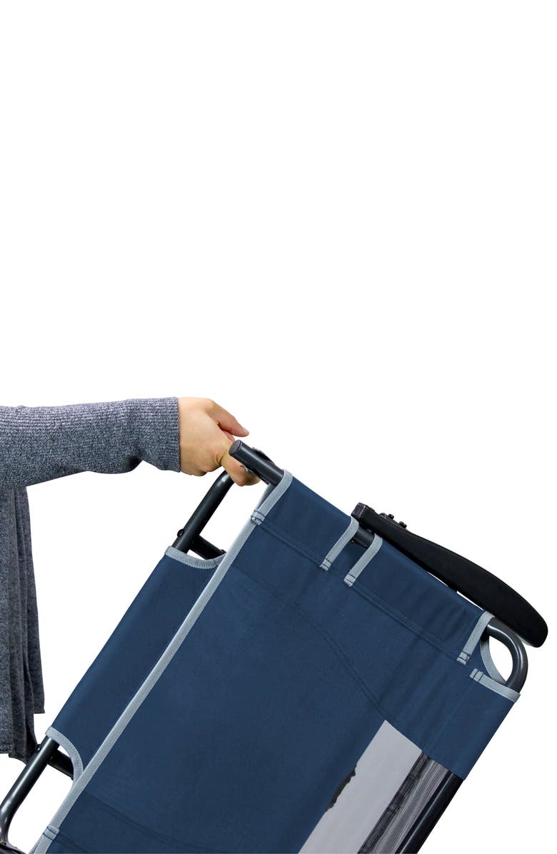 GCI Big Comfort Stadium Chair With Armrests, Alternate, color, Navy