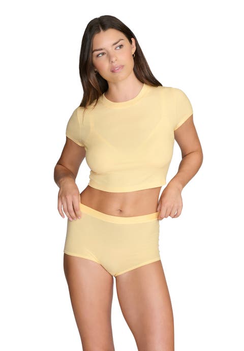 The Baby Tee (Modal Silk Rib)