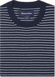 Mizzen+Main Ashe Stripe Crewneck Cotton Blend Sweater