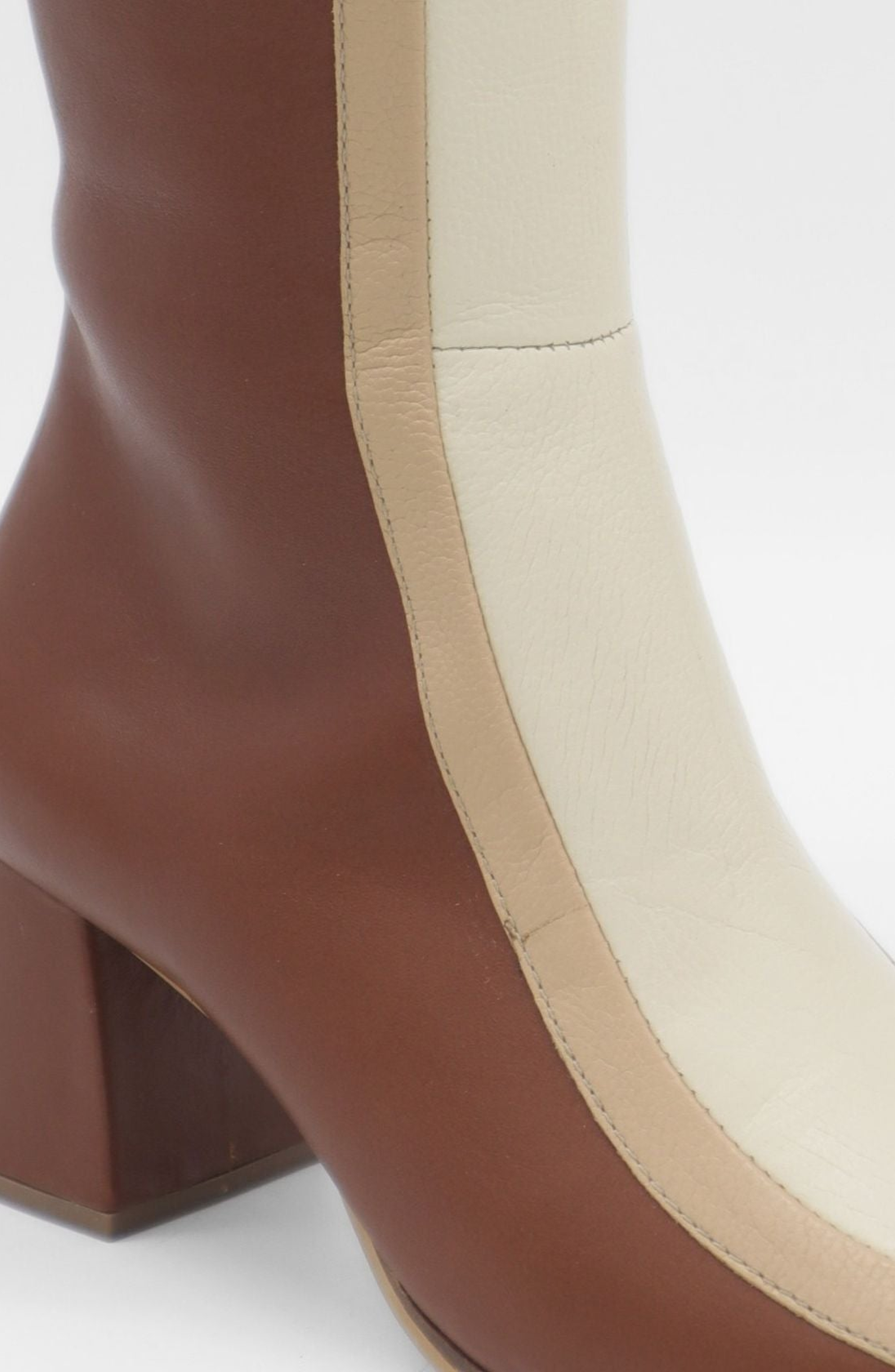 STIVALI NEW YORK Revival Knee High Boots, Alternate, color, Brown / Off White / Tan