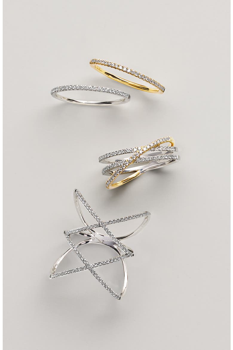 18K Gold Diamond Stacking Ring, Alternate, color, 18K YELLOW GOLD