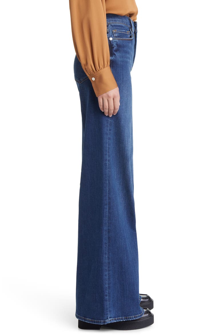 Le Palazzo Wide Leg Jeans, Alternate, color, ORLENA