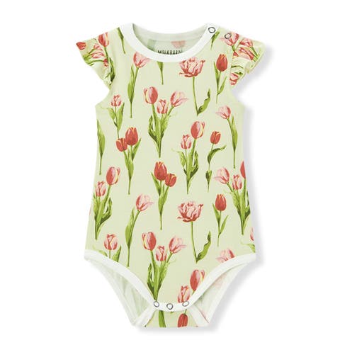 Luxe Stretch Ruffle One Piece (Baby)