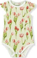 Milkbarn Luxe Stretch Ruffle One Piece