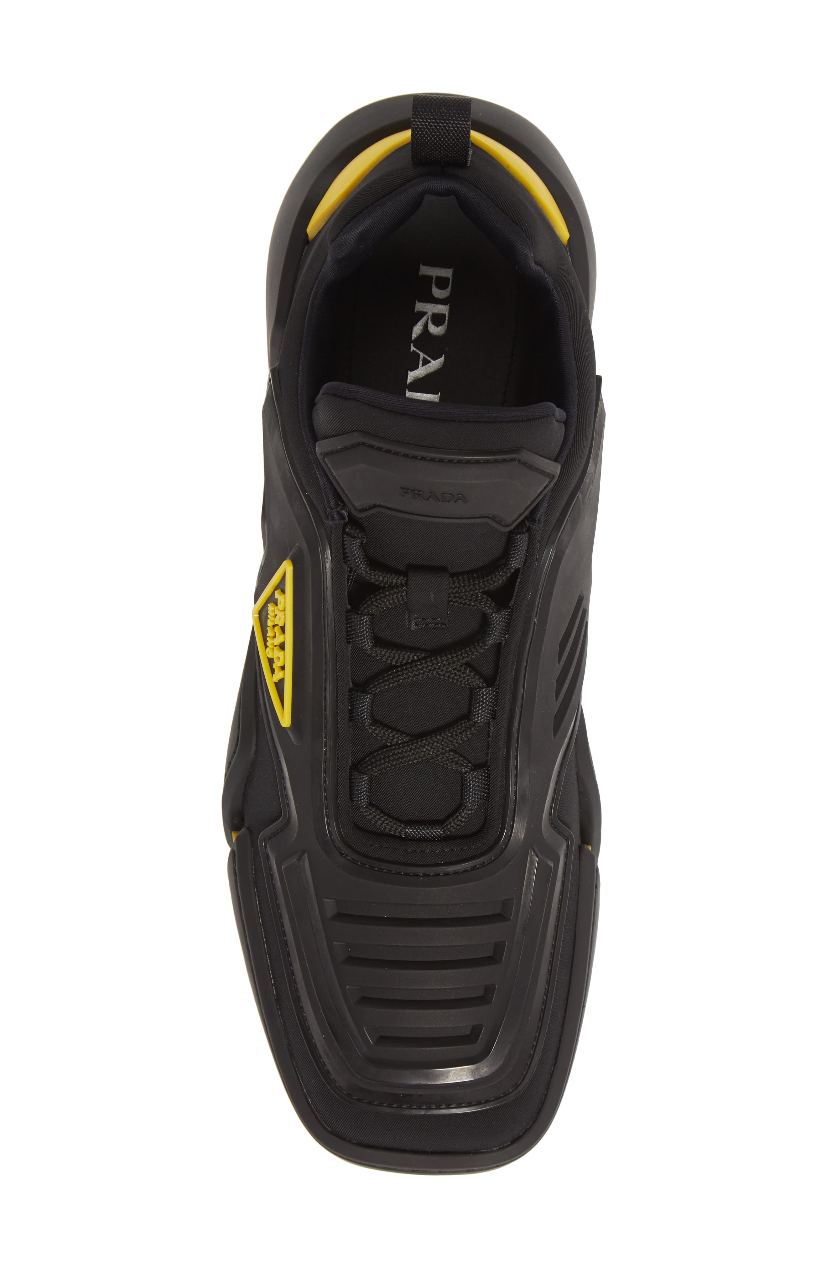Prada The Techno Stretch Sneaker, Alternate, color, 