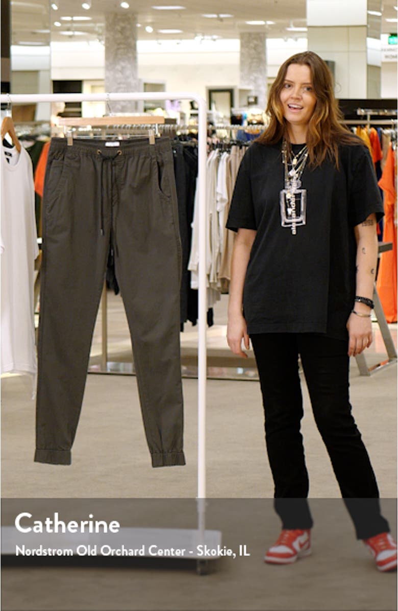 Midweight Stretch Cotton Chino Joggers, sales video thumbnail