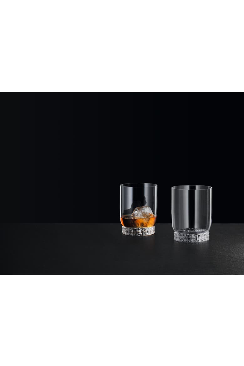 Bossa Nova Edition Set of 2 Glass Tumblers, 12oz, Alternate, color, Clear