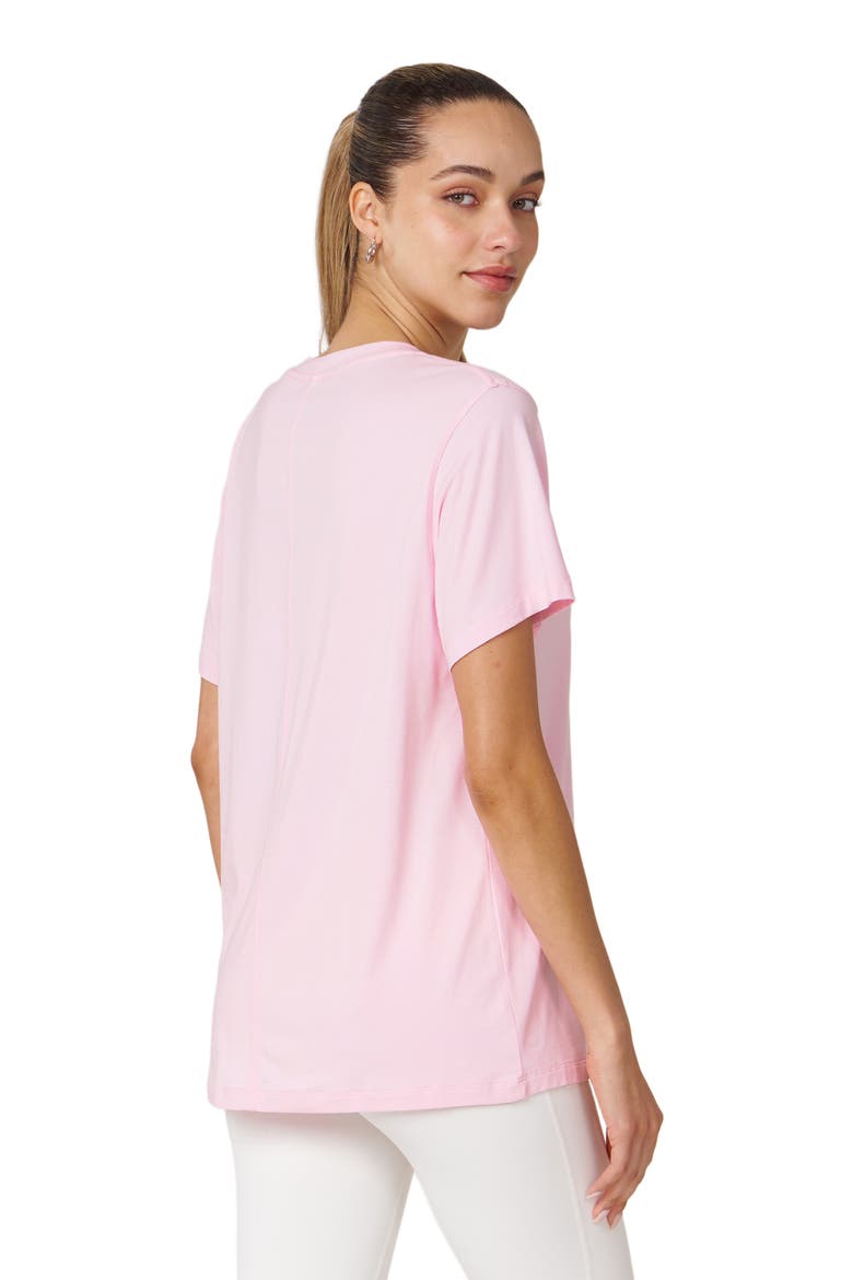Rebody Essentials Oversized Short Sleeve Top, Alternate, color, Pink