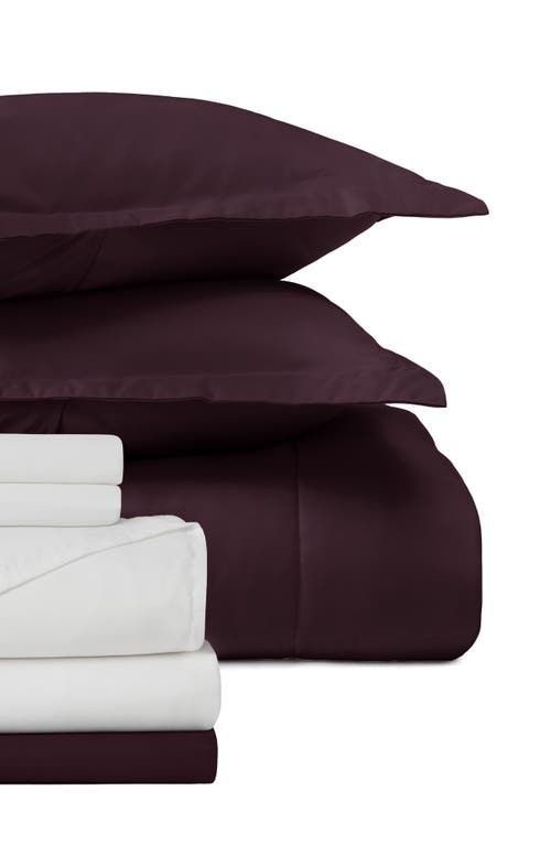 Ienjoy Home Premium Comforter & Sheet Bed In A Bag Set In Purple