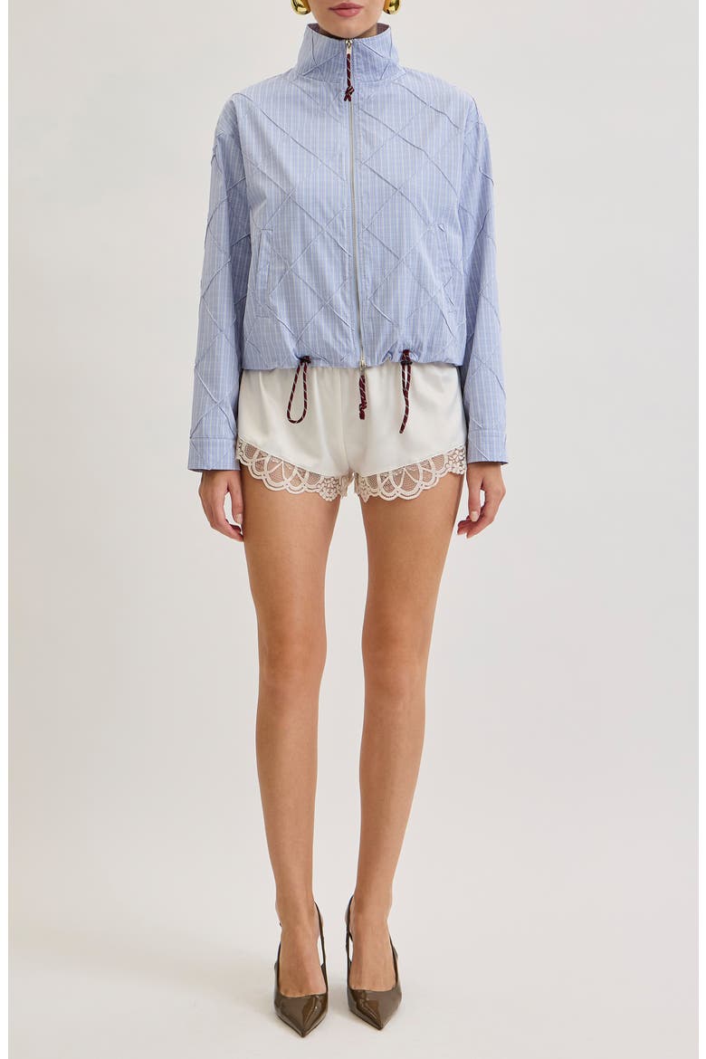 Riley Shirting Stripe Jacket, Alternate, color, LIGHT BLUE PLAID
