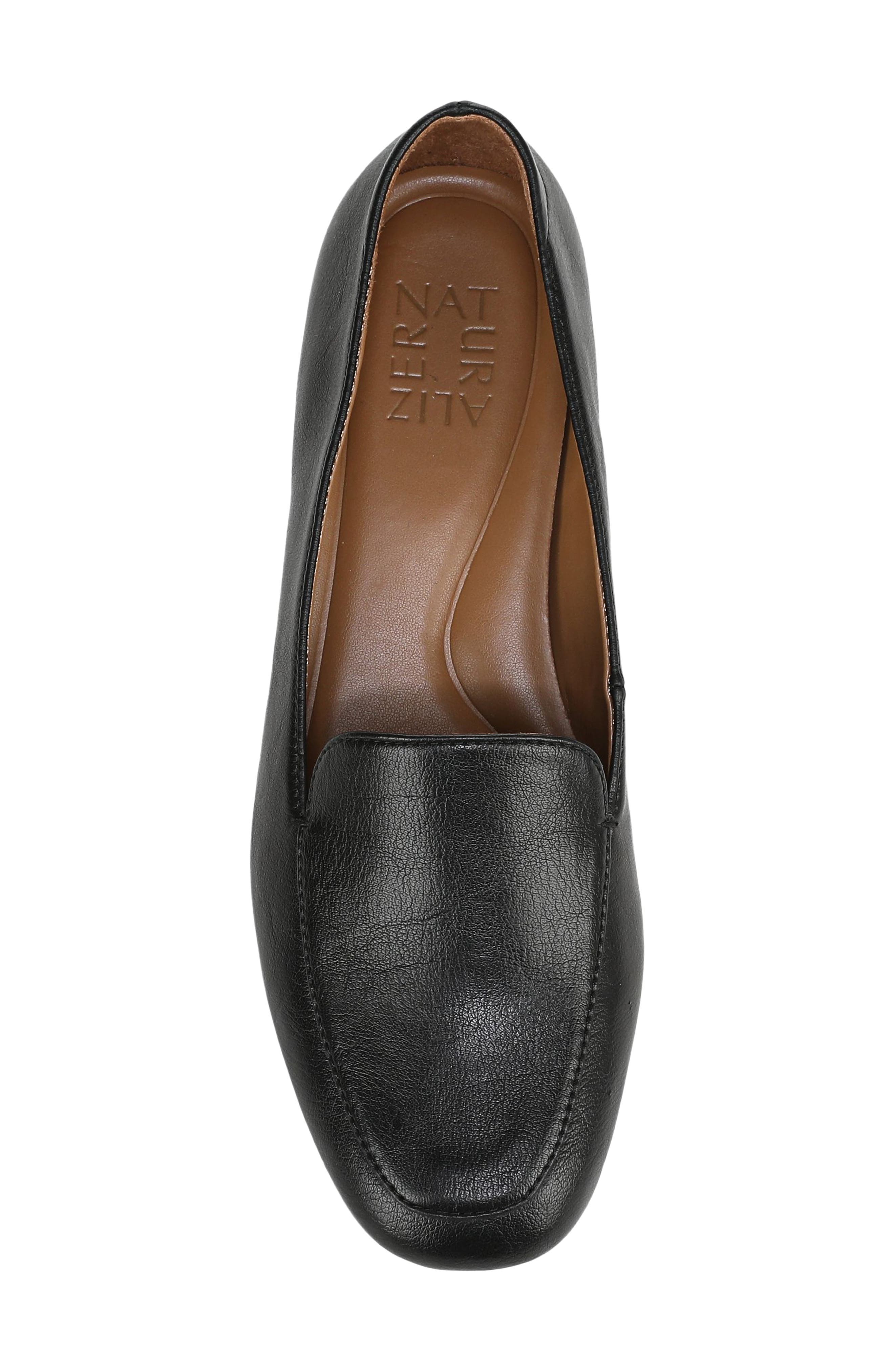 Naturalizer Dahlia Loafer, Alternate, color, Black Faux Leather