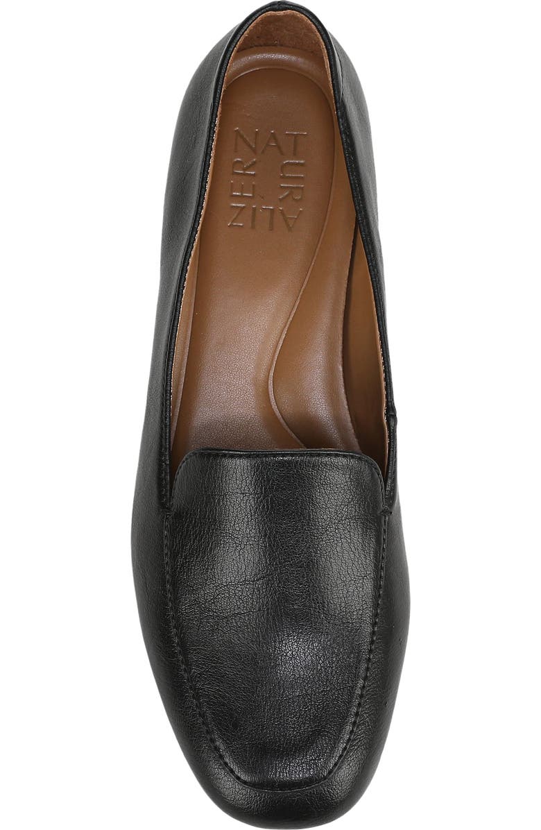 Naturalizer Dahlia Loafer, Alternate, color, Black Faux Leather