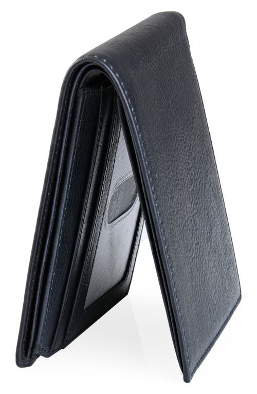 Mancini Rfid Bifold Wallet In Black