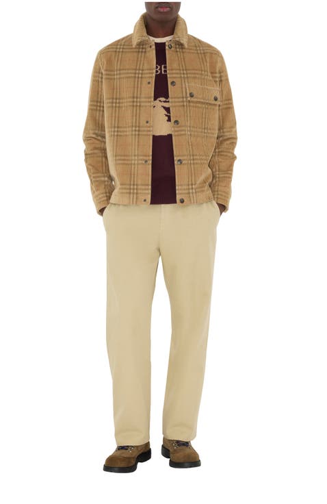 Check Corduroy Overshirt