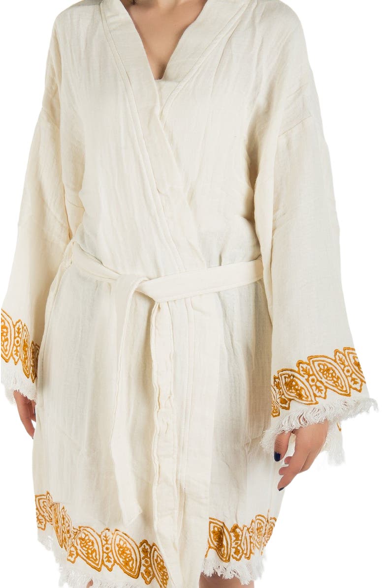 Forever & Always Shoes Romy Handmade Cotton Boho Robe Cover-Up, Alternate, color, 