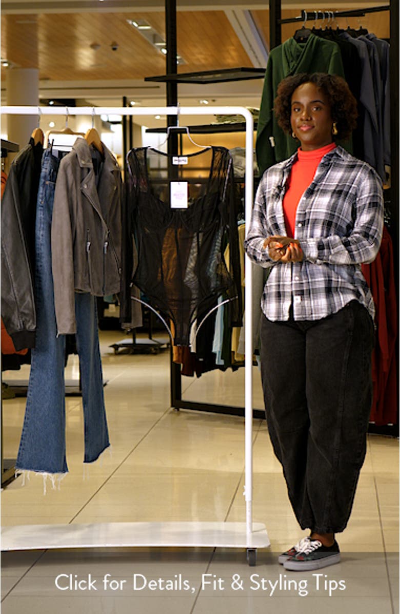 Leonie Long Sleeve Mesh Bodysuit, sales video thumbnail