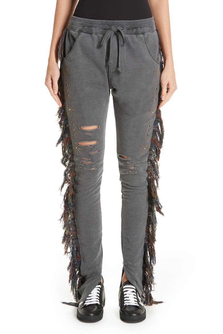 Easy Rider Western Jogger Pants, Main, color, FADED BLACK