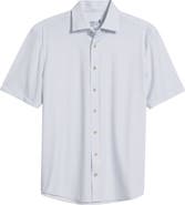 johnnie-O Spielman Hangin' Out Short Sleeve Knit Button-Up Shirt
