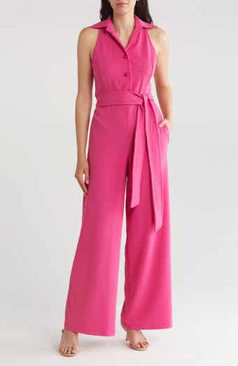 Marina Johnny Collar Jumpsuit