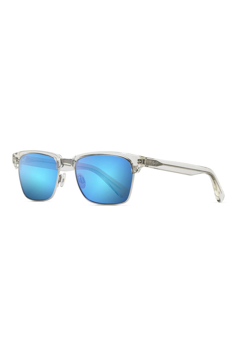 Kawika 54mm PolarizedPlus®2 Rectangular Sunglasses, Alternate, color, CRYSTAL
