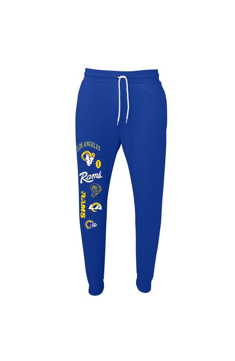 WEAR by Erin Andrews Women's WEAR by Erin Andrews Royal Los Angeles Rams Palm Tree Jogger Sweatpants, Alternate, color,