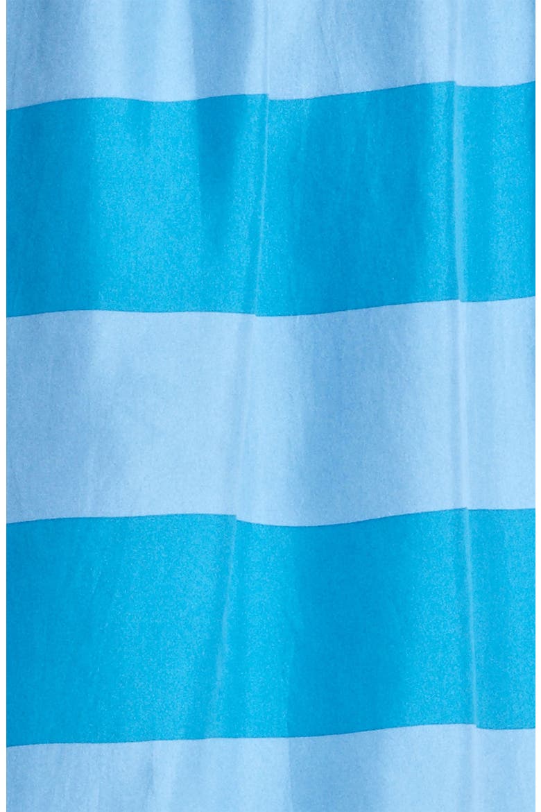 Stripe Silk Skirt, Alternate, color, BRIGHT TURQUOISE