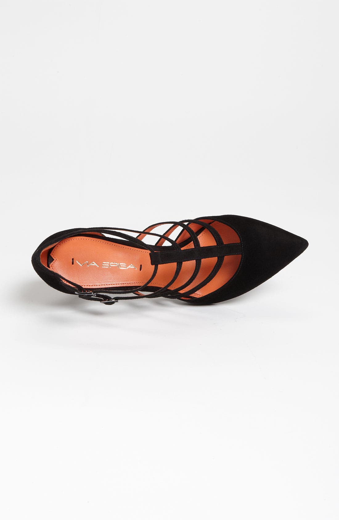 'Edita' Pump, Alternate, color, BLACK SUEDE
