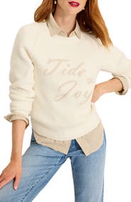 Tommy Bahama Cloud Bay Embroidered Sweater