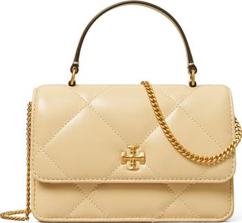 Tory Burch Mini Kira Diamond Quilted Leather Top Handle Bag Tory Burch Mini Kira Diamond Quilted Leather Top Handle Bag