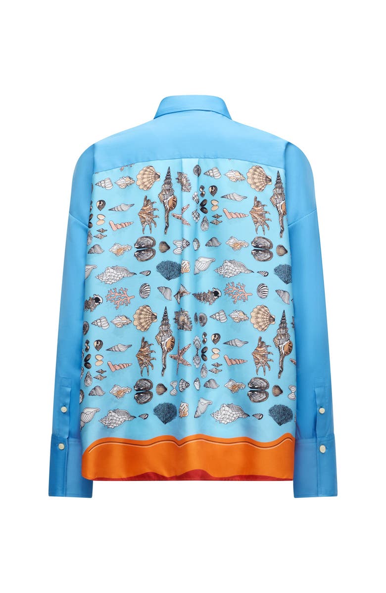 Callas Milano SIRENE Scarf back shirt, Main, color, Blue / Orange