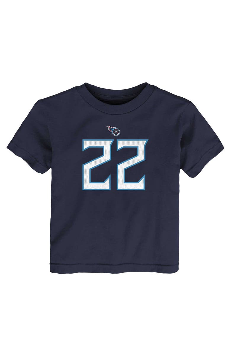 Nike Toddler Nike Derrick Henry Navy Tennessee Titans Player Name & Number T-Shirt, Alternate, color,