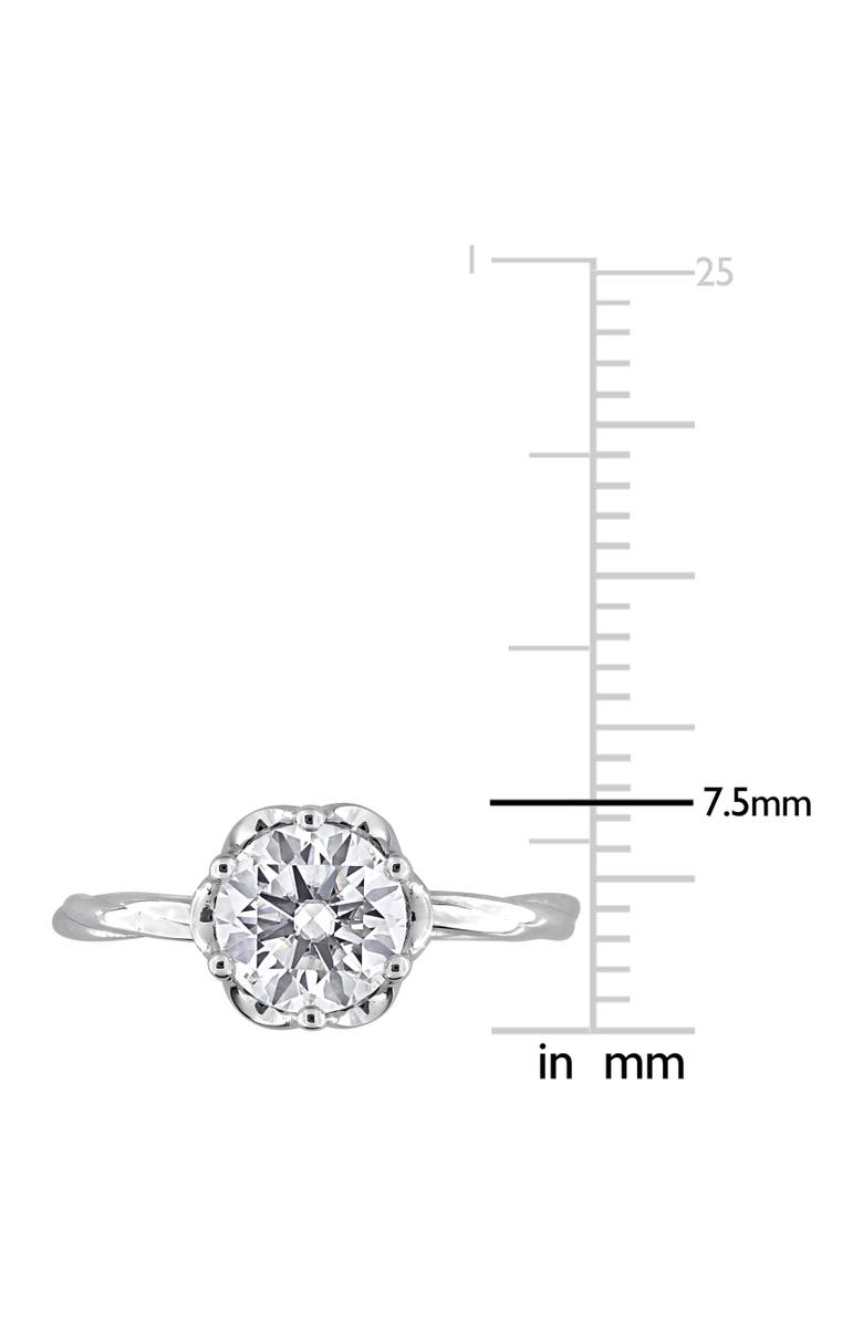 Julianna B. 1 ctw Lab-Grown Diamond Engagement Ring 18k, Alternate, color, 