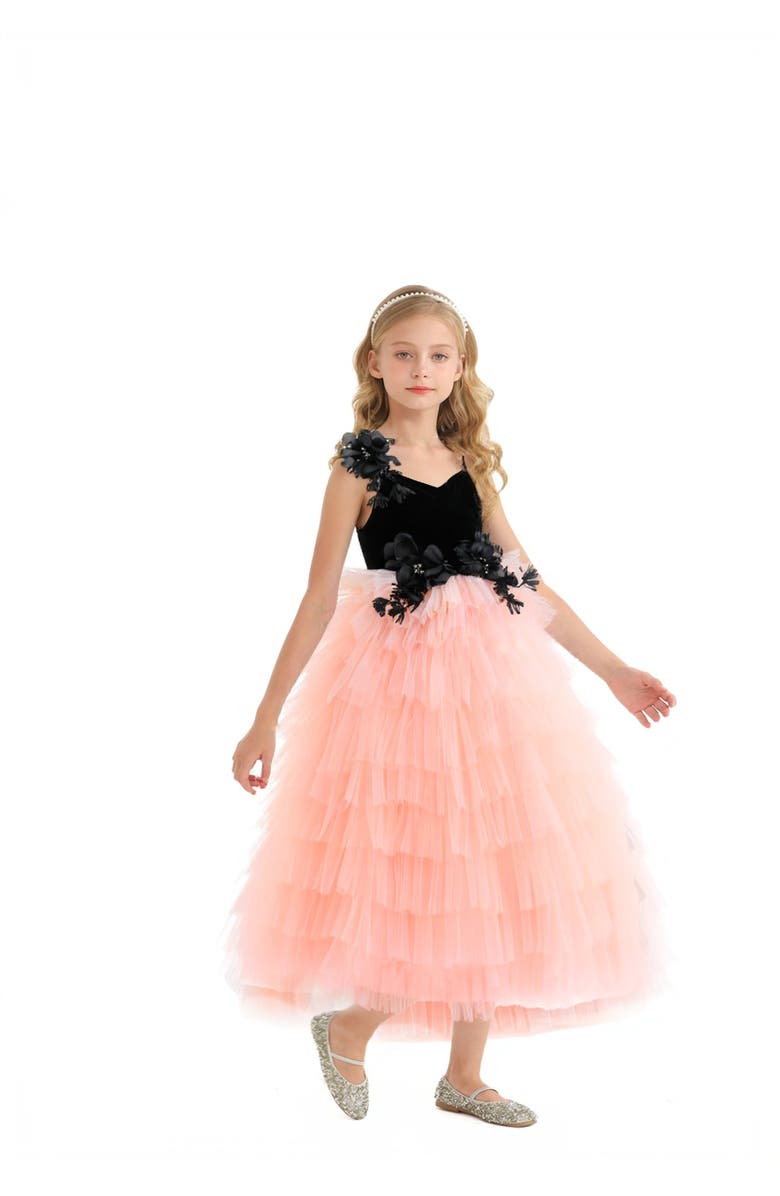 Tulleen Reverie Gown, Alternate, color, Blush