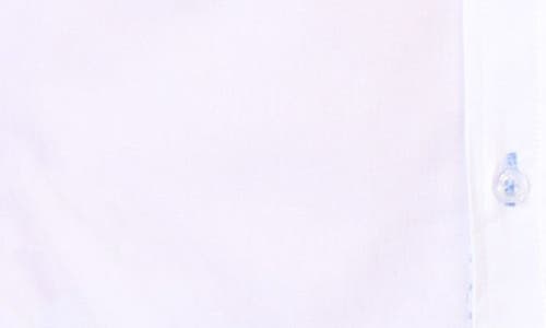Tailorbyrd Stretch Cotton Button-up Shirt In Dove White