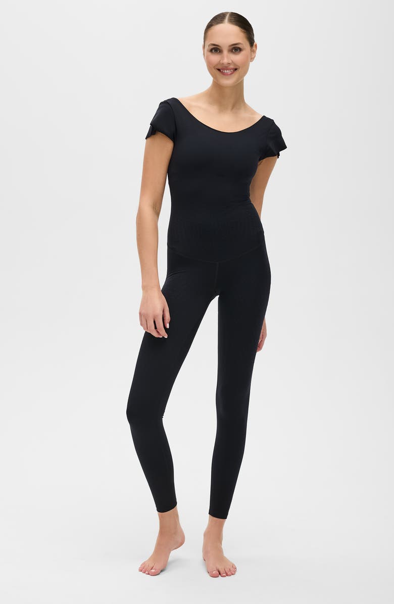 Elastique Athletics Le Cha-Cha Jumpsuit, Alternate, color, Black