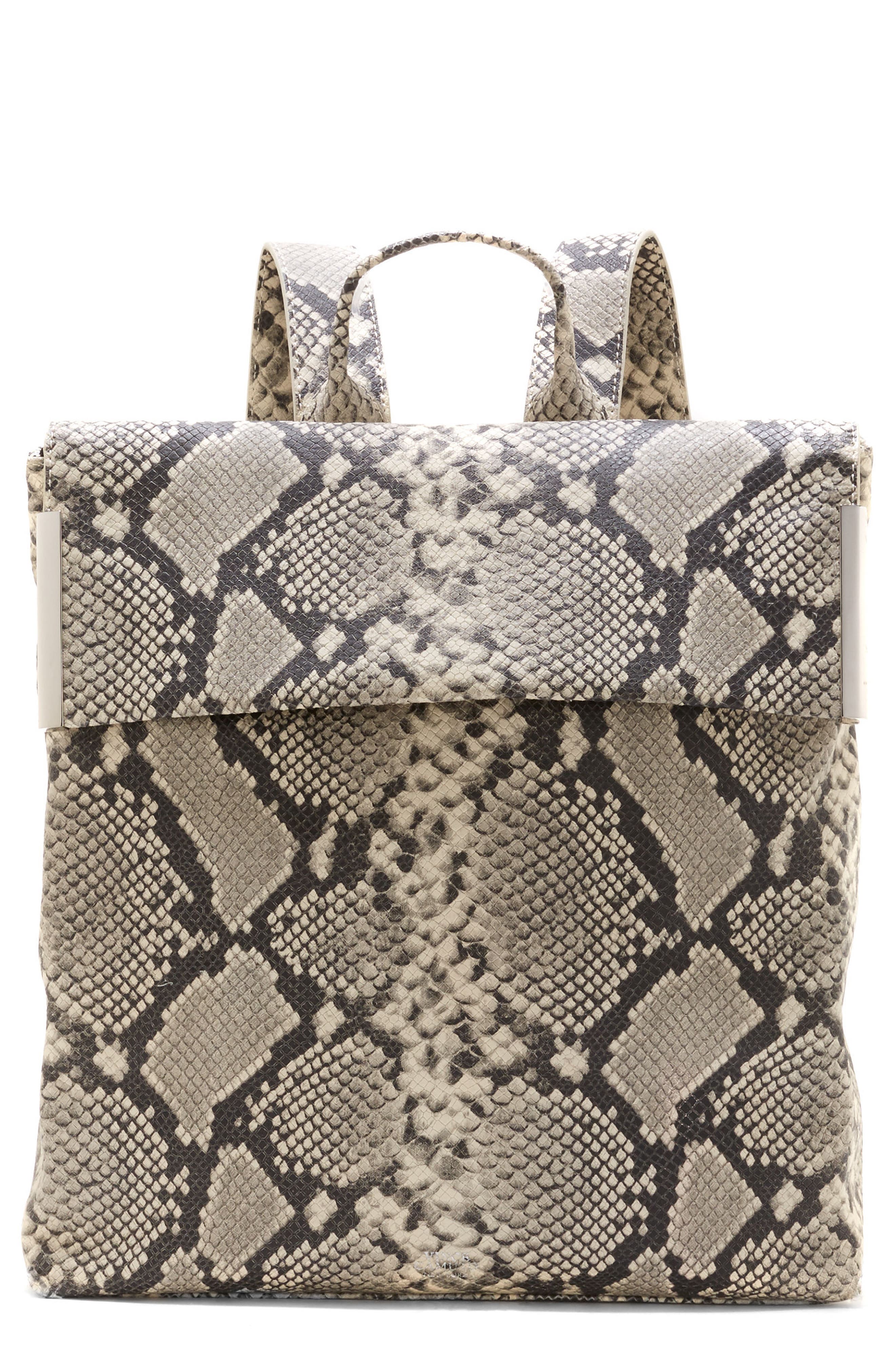 Tina Leather Backpack, Main, color, SASSY SNAKE