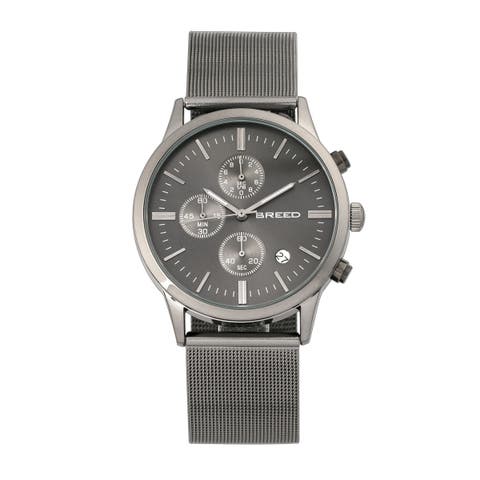 Espinosa Chronograph Mesh-Bracelet Watch w/ Date
