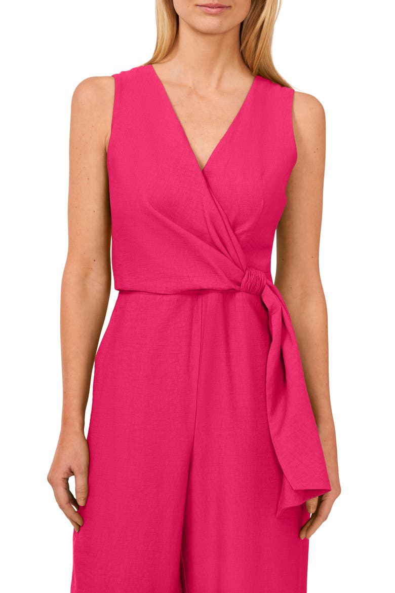 Sleeveless Wide Leg Jumpsuit, Alternate, color, BRIGHT ROSE PINK