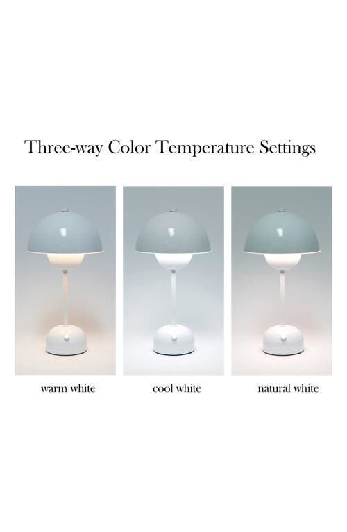 Lalia Home Touch Activated Wireless Lamp In Blue