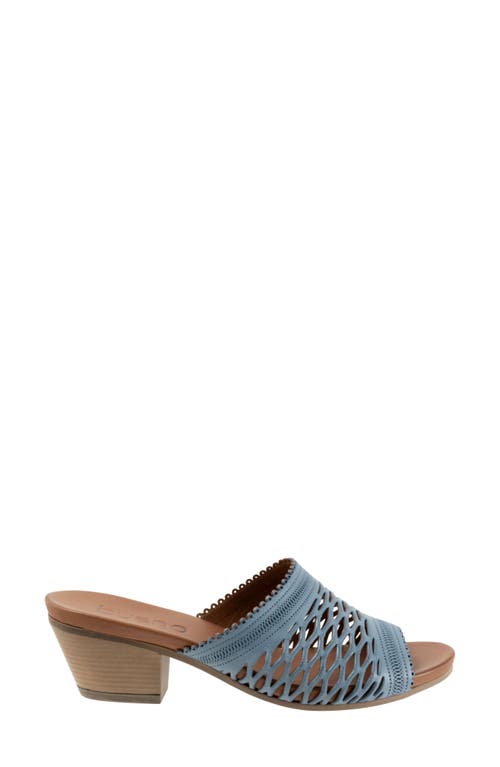 Bueno Lillian Block Heel Sandal In Denim