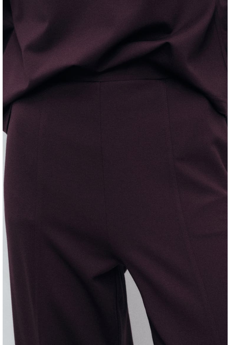 Florida Elastic Waist Pants, Alternate, color, BURGUNDY