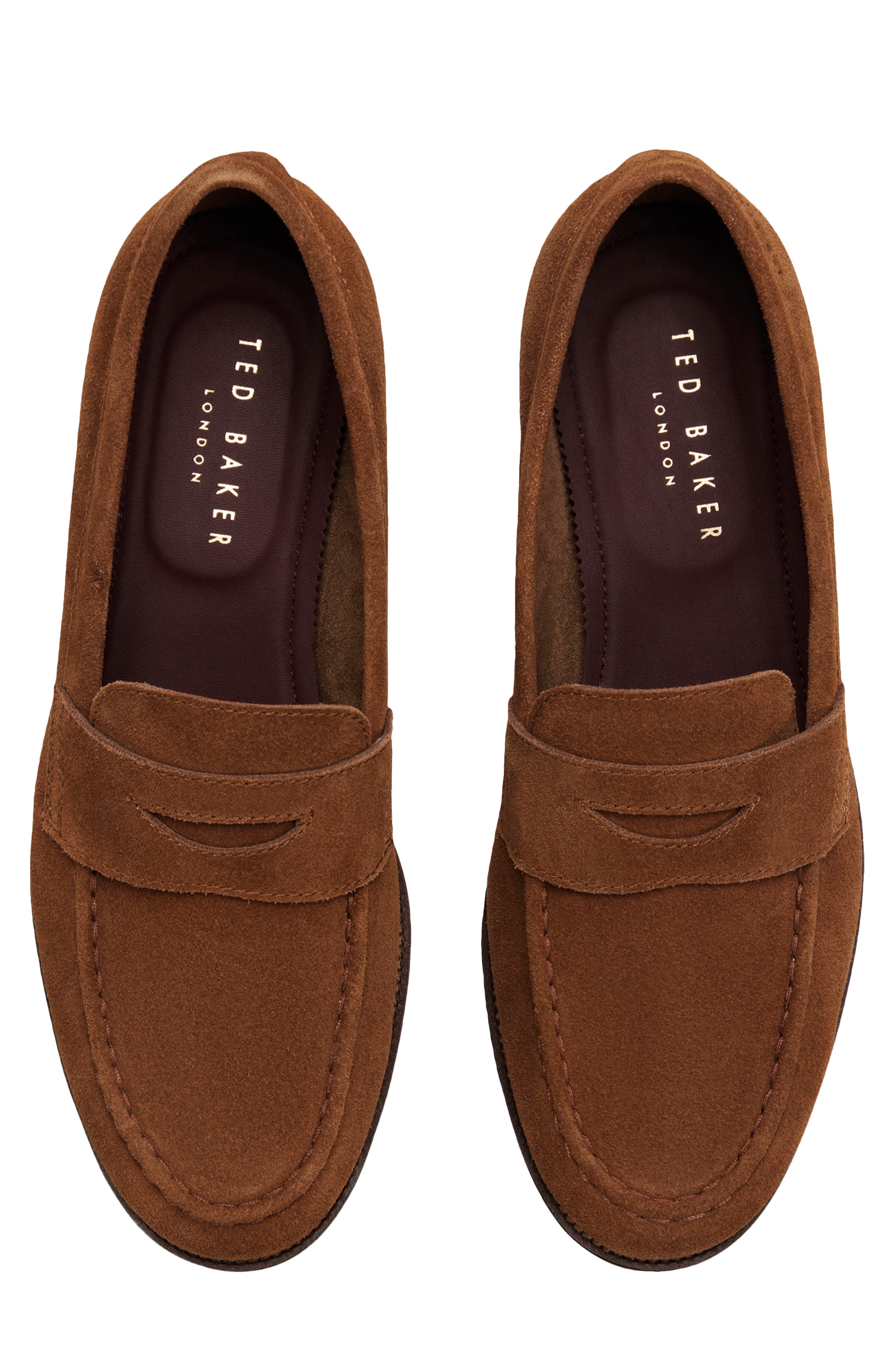 Ted Baker London Parliament Penny Loafer, Alternate, color, Brown