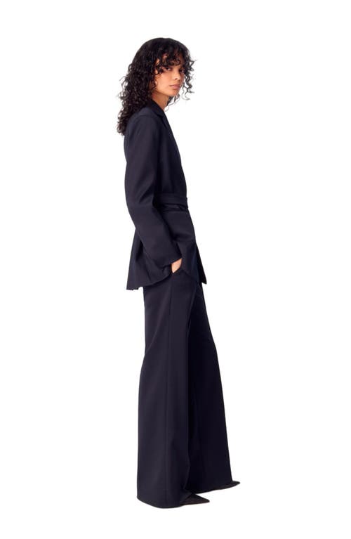 MAJE MAJE SUIT JACKET WITH PLEATED BACK 