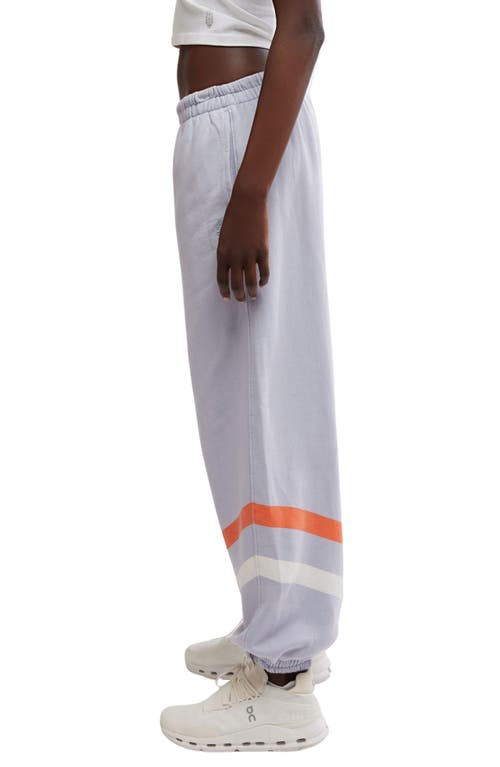 Shop Free People Fp Movement All Star Oversize Graphic Joggers In Steel/flame Combo