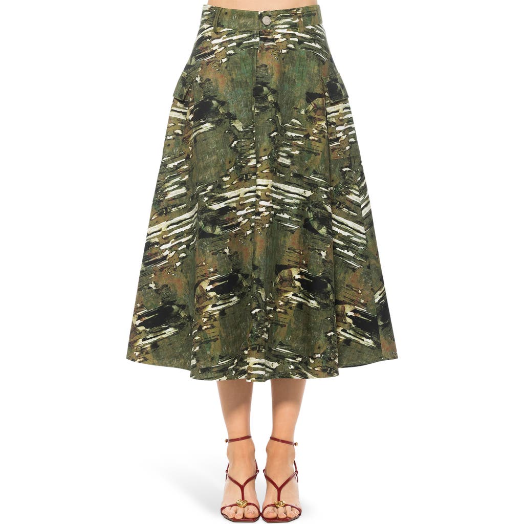 ALEXIA ADMOR ALEXIA ADMOR AVERY CARGO MIDI SKIRT