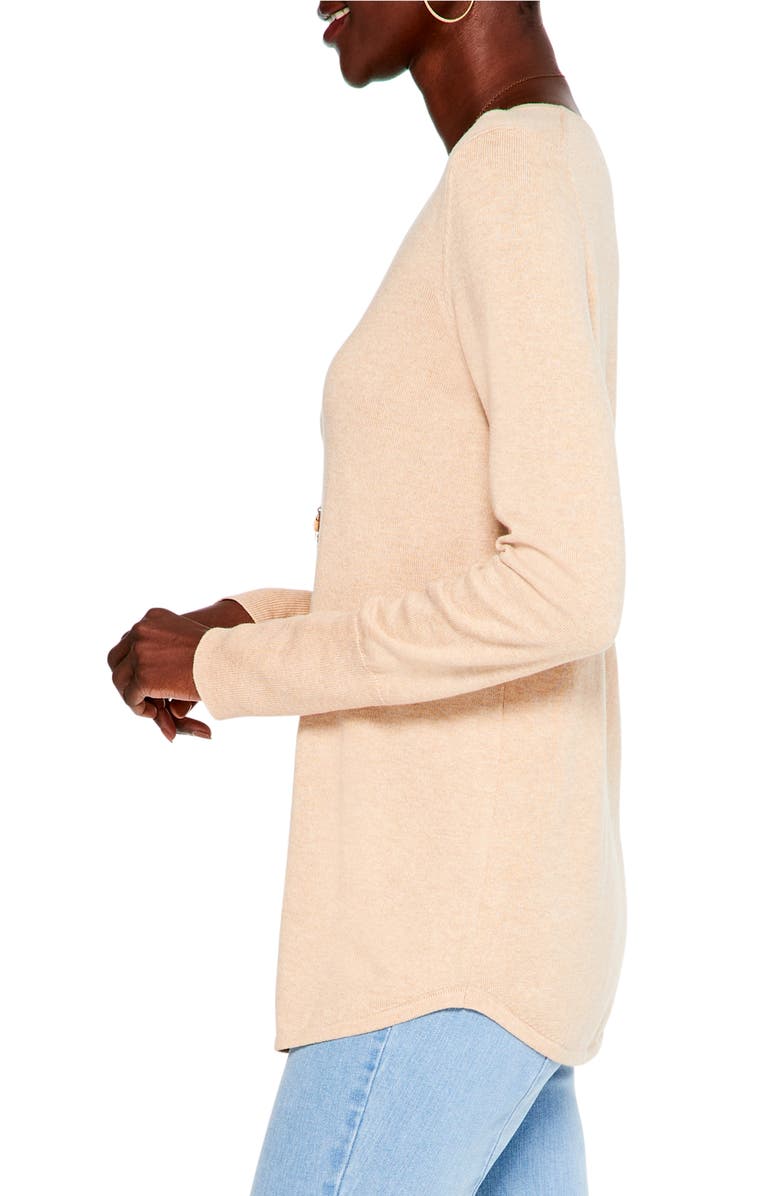 NIC+ZOE Vital V-Neck Cotton Blend Sweater, Alternate, color, 
