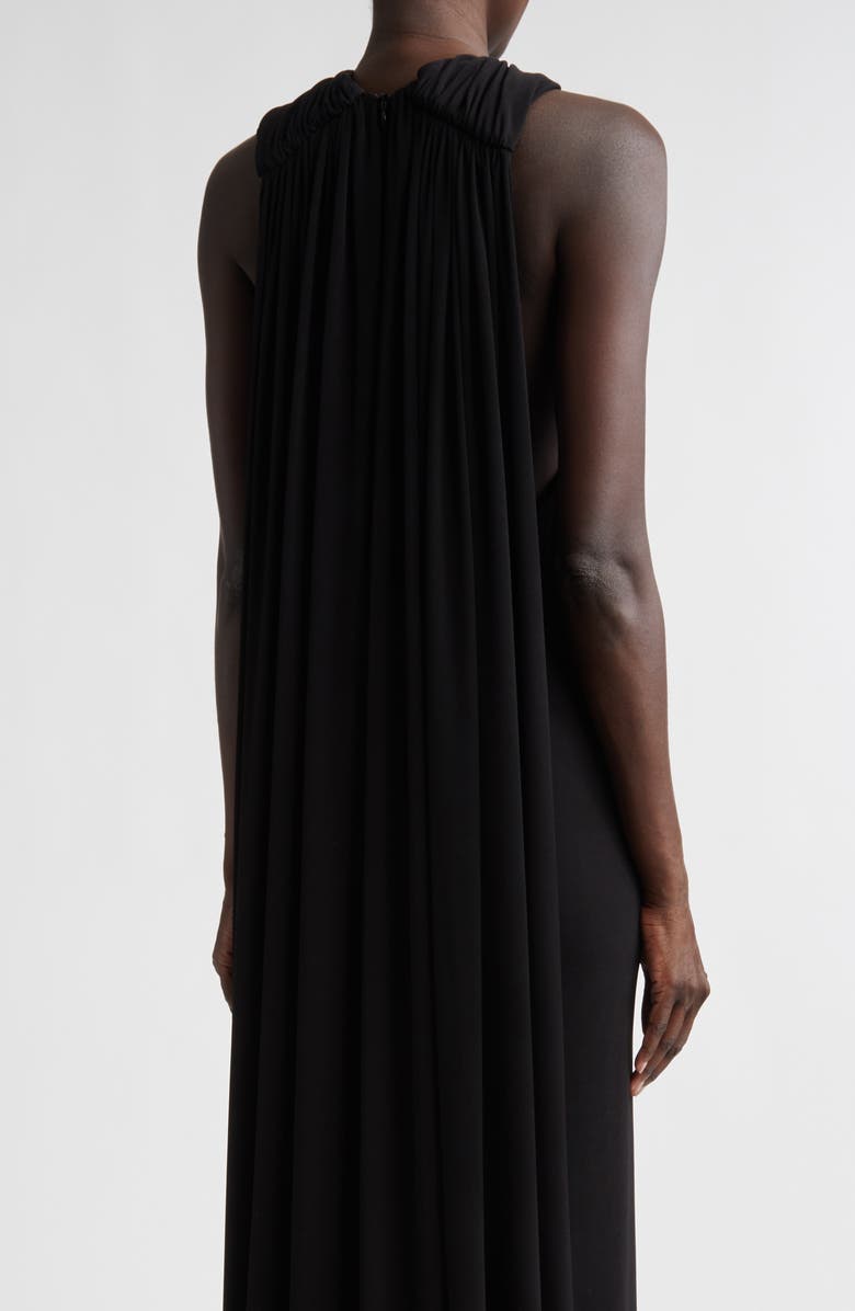 Brandon Maxwell The Presley Mantle Gown, Alternate, color, Black