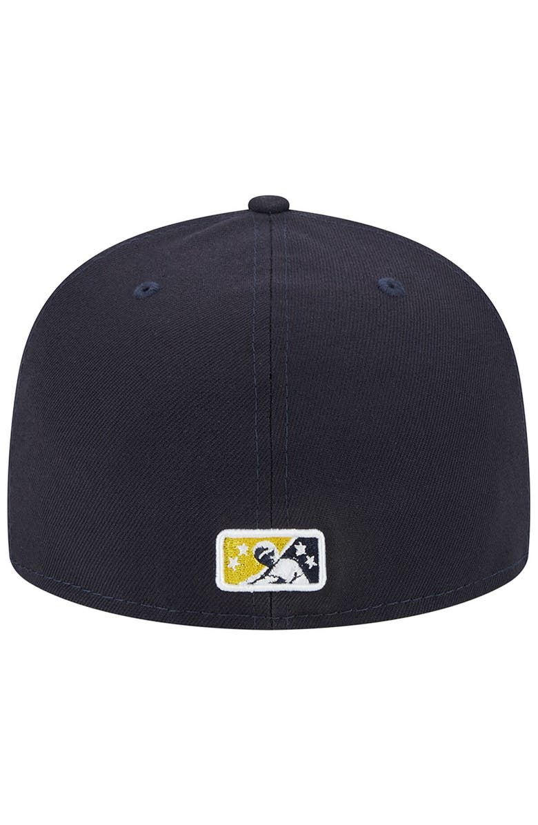 New Era Men's New Era Navy Iowa Cubs Theme Nights Oaks 59FIFTY Fitted Hat, Alternate, color, Navy